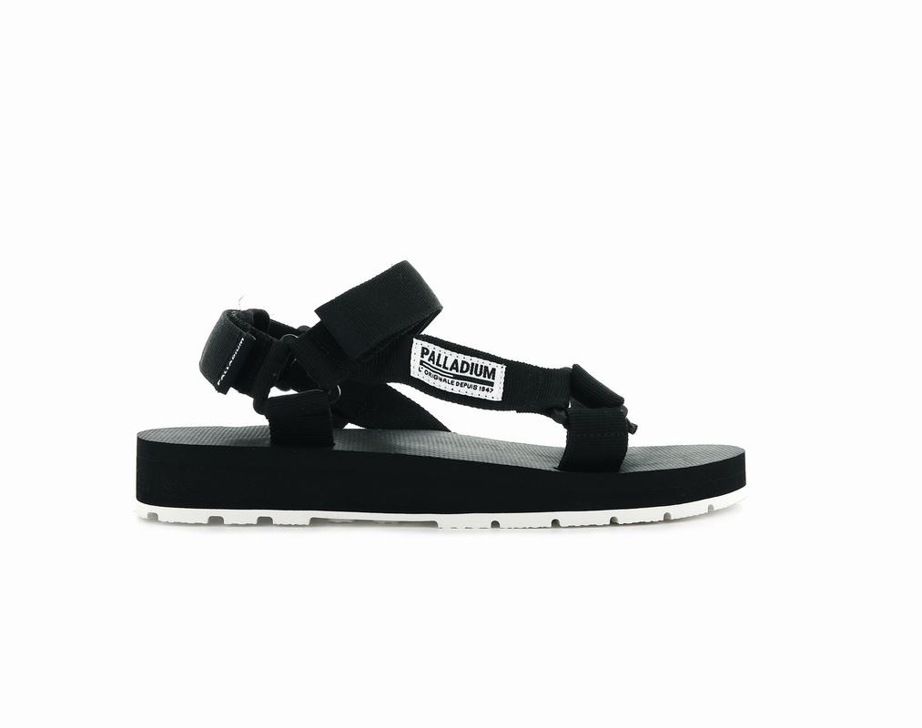 Palladium Outdoorsy Urbanity Mens Sandals Black Australia [UYILMW-086]